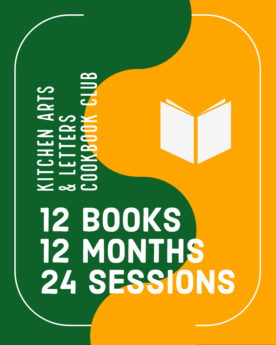 Cookbook Club Full Year Membership Kitchen Arts & Letters