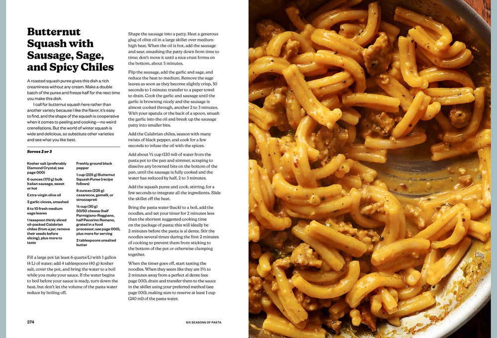 Six Seasons of Pasta Kitchen Arts & Letters
