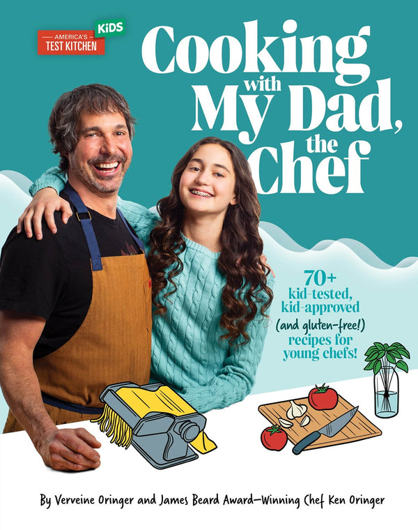 Book cover: Cooking with my dad, the chef