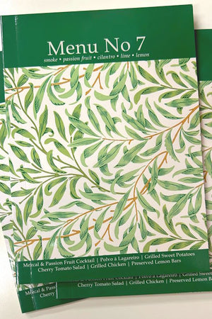 Book cover Menu Number 7