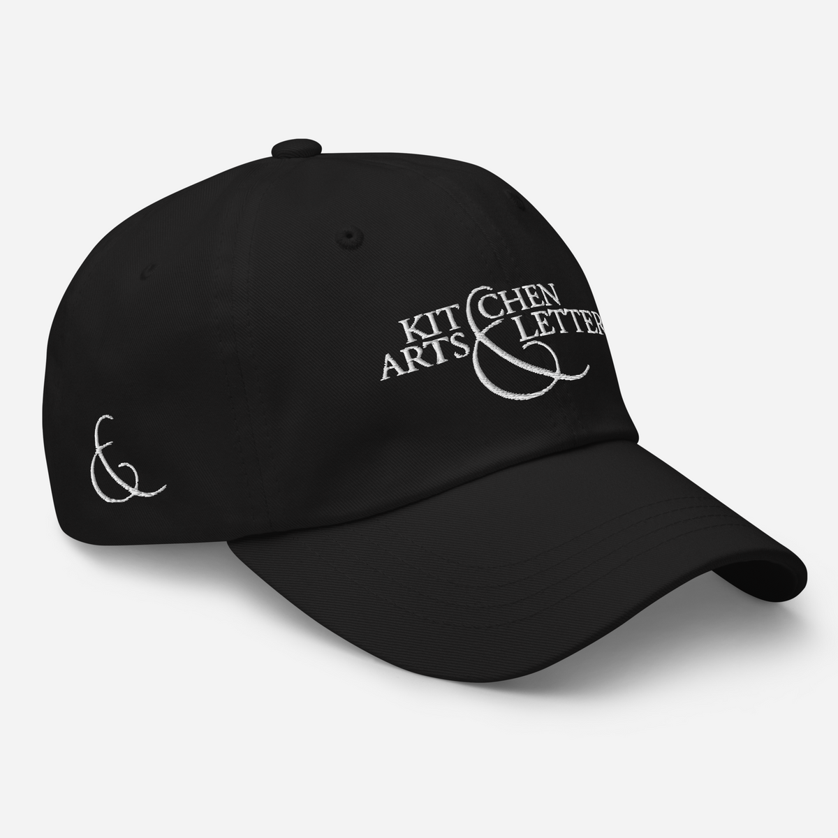 KAL Hat in Black with White Embroidery – Kitchen Arts & Letters