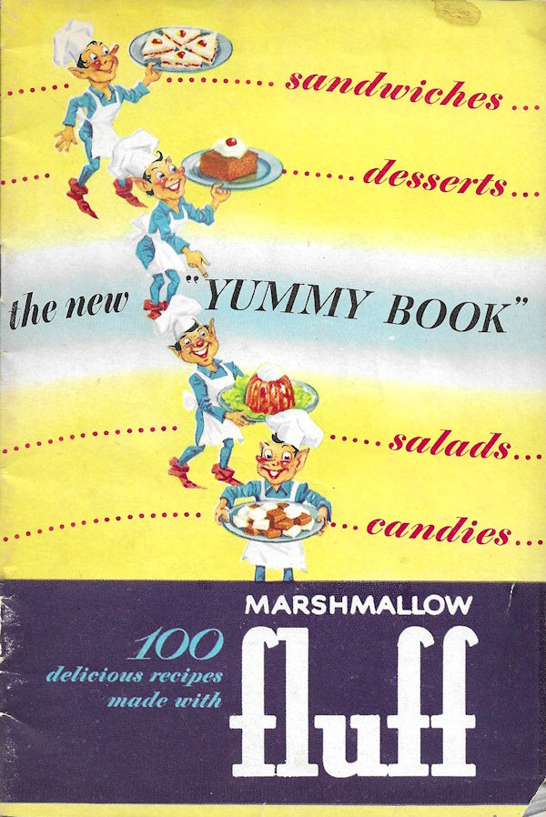 Book cover: 100 Delicious Recipes Made with Marshmallow Fluff