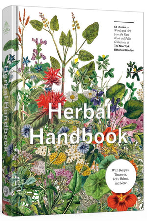 Book Cover: Herbal Handbook: 51 Profiles in Words and Art from the Rare Book and Folio Collections of the New York Botanical Garden