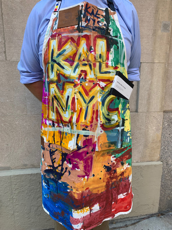 Book Cover: Danyaki Hand-Painted Apron: KAL NYC