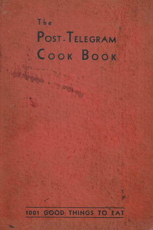 Book Cover: OP: The Post-Telegram Cook Book