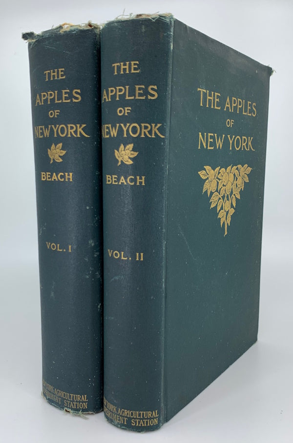 Book covers: The Apples of New York volumes 1 and 2