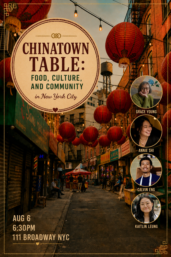 Header image reading: Chinatown Table: Food, Culture, and Community in New York City