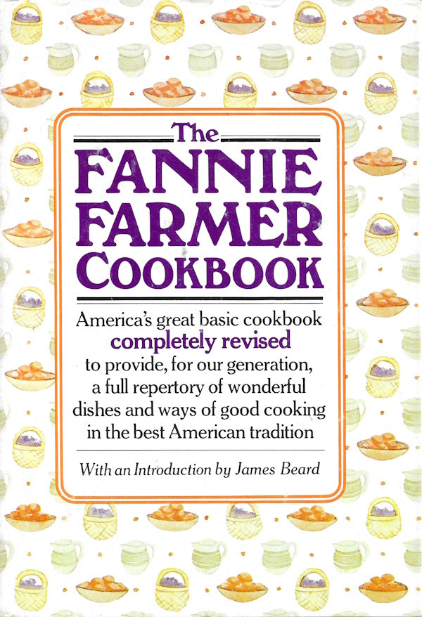 Book cover: The Fannie Farmer Cookbook