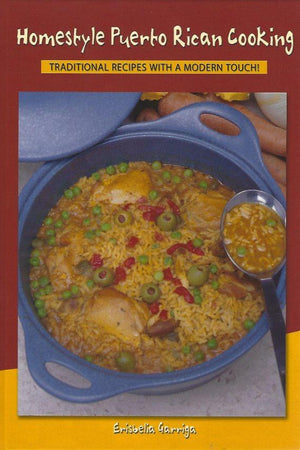 Book cover: Homestyle Puerto Rican Cooking