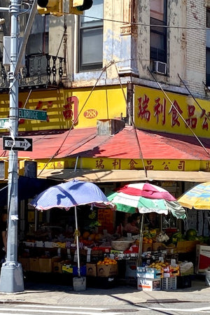 Photo of the corner of Grand Street and Eldridge Street