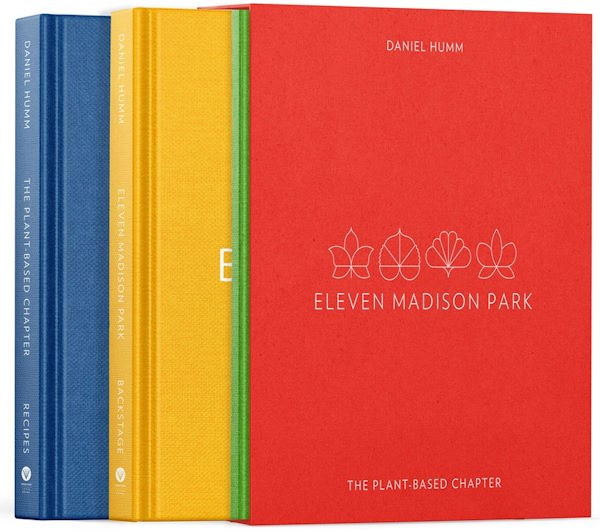 Book covers: Eleven Madison Park, the Plant-based Chapter
