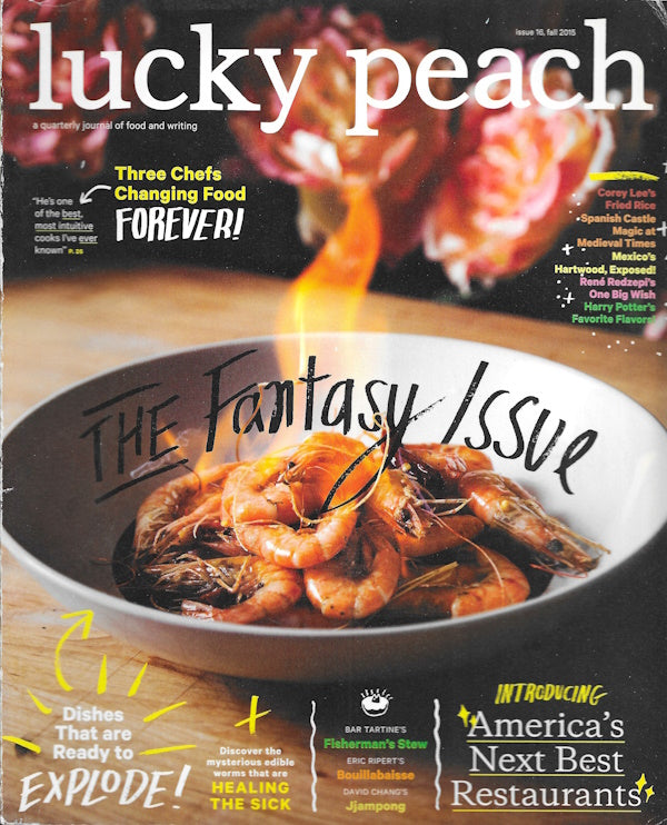 Magazine cover: Lucky Peach #16