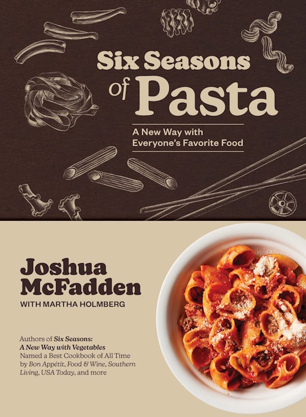 Book cover: Six Seasons of Pasta