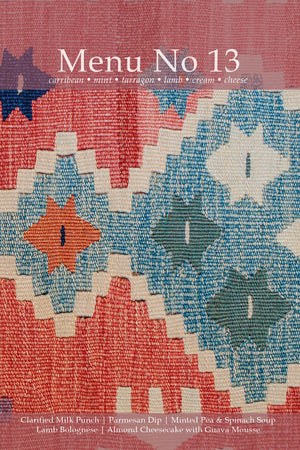 Book cover: Menu No 3