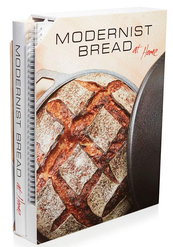 Modernist Bread at Home in its slipcase with the wire-bound recipe volume