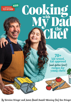 Book cover: Cooking with my dad, the chef