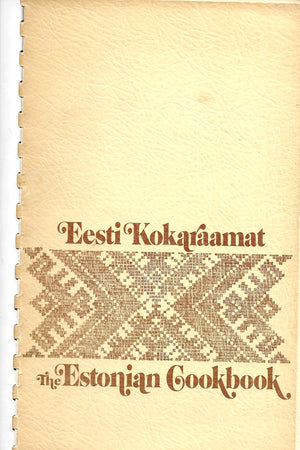 Book cover: The Estonian Cookbook