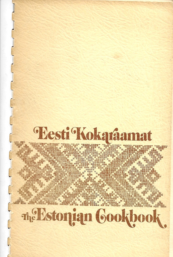 Book cover: The Estonian Cookbook