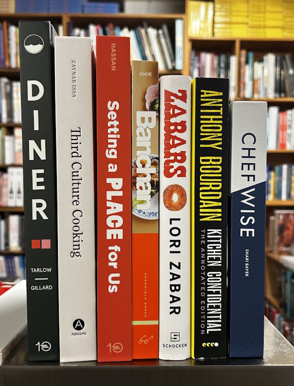Examples of books at the pop-up clean-out sale