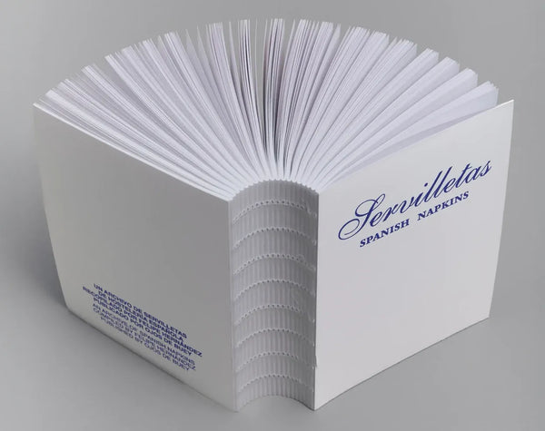 Open copy of Servilletas, Spanish napkins