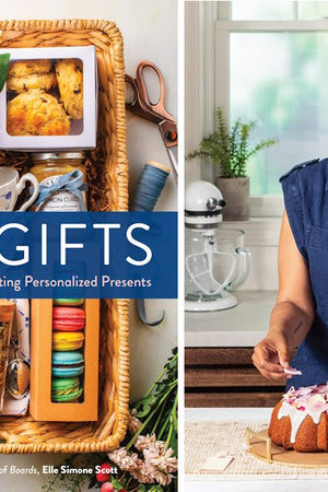 Book cover and author photo for Food Gifts
