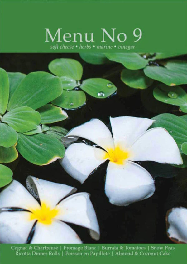 Book cover: Menu No. 9