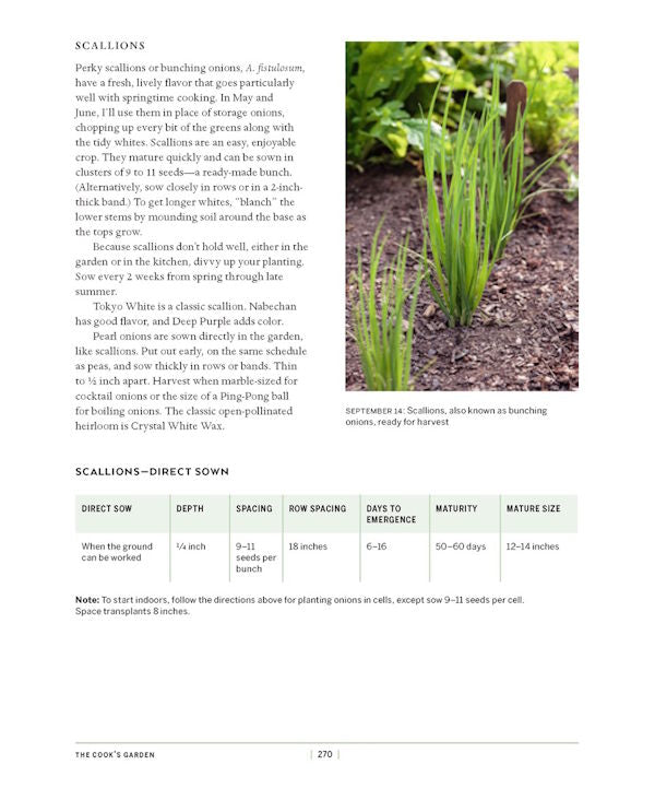 the cooks garden seeds The Cook's Garden: A Gardener's Guide to Selecting, Growing, and Savoring The Tastiest Vegetables of Each Season: A Cookbook