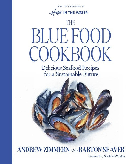 Book cover: The Blue Food Cookbook