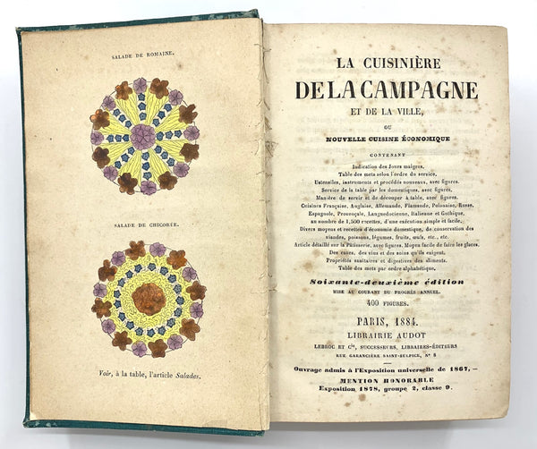 Title page: La Cuisiniere de la Campagne et de la ville