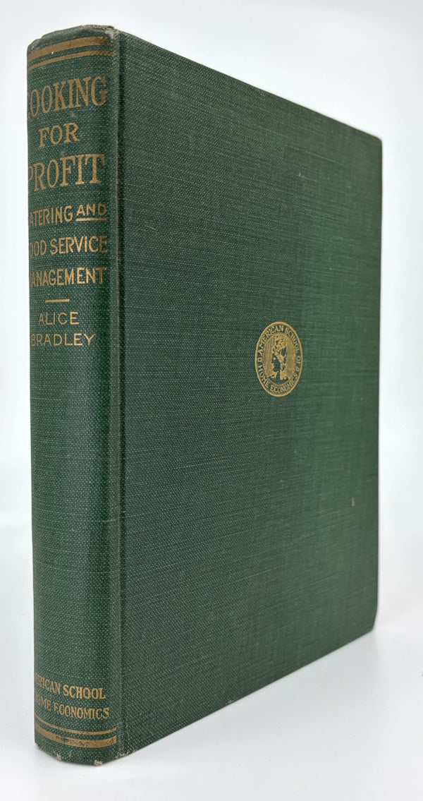Book cover: Cooking for Profit