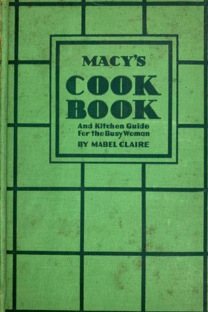 Book Cover: OP: Macy's Cook Book