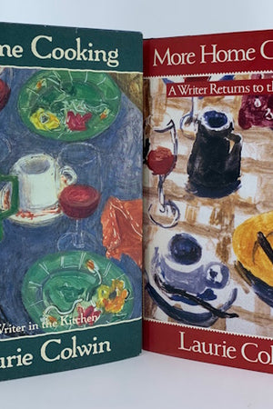 Book covers: Home Cooking and More Home Cooking