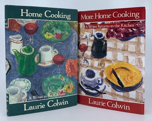 Book covers: Home Cooking and More Home Cooking