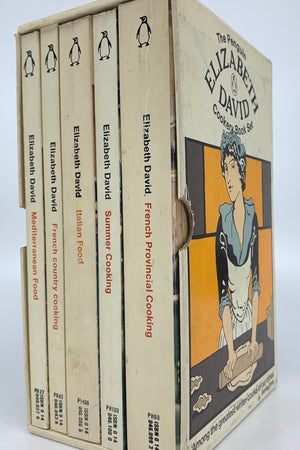 5 Elizabeth David volumes in slipcase
