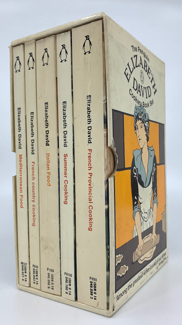 5 Elizabeth David volumes in slipcase
