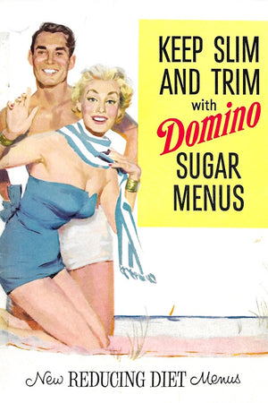 Book cover: Keep Slim and Trim with Domino Sugar Menus
