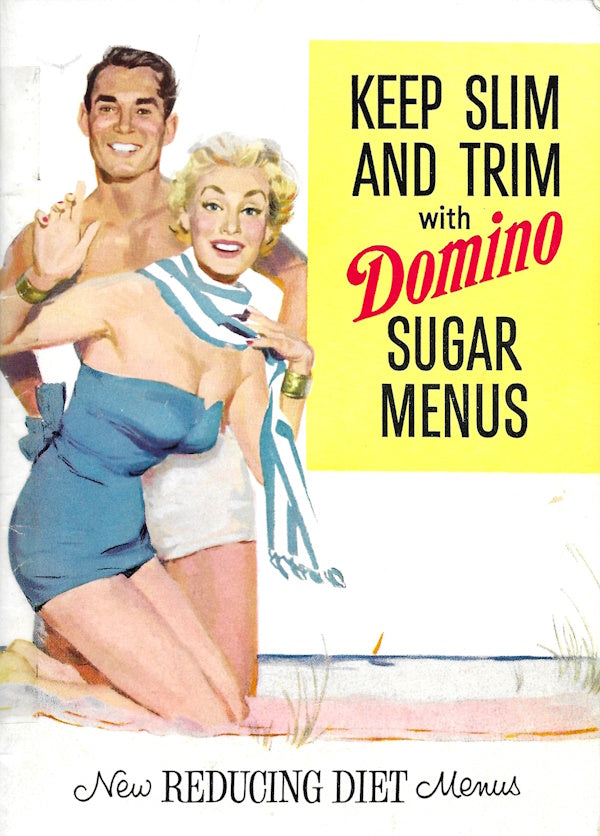 Book cover: Keep Slim and Trim with Domino Sugar Menus
