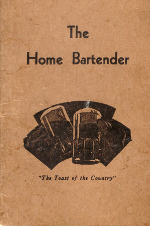 Book cover: The Home Bartender