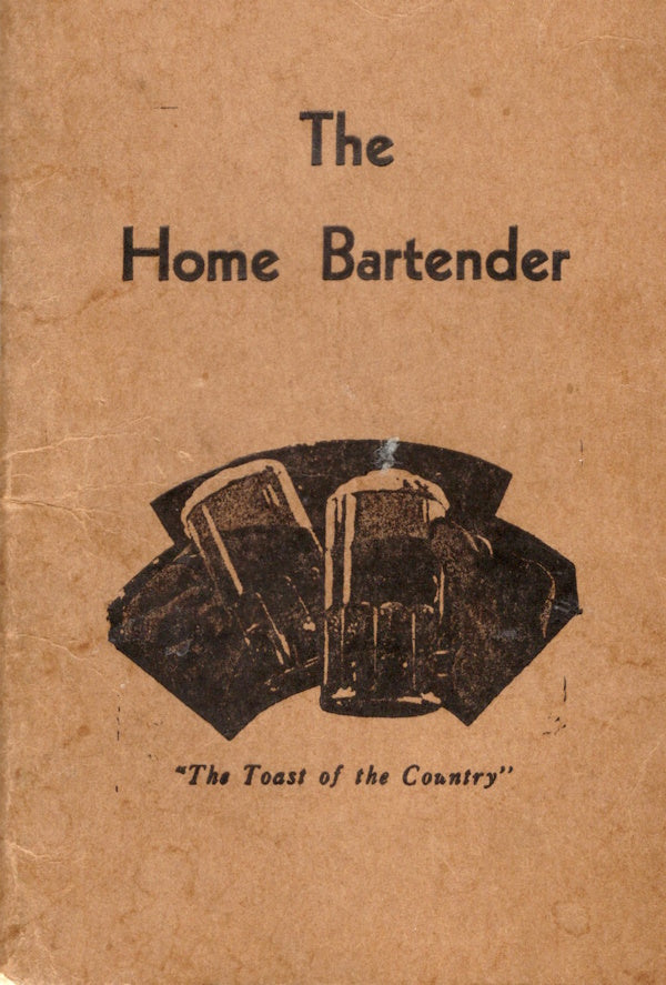 Book cover: The Home Bartender