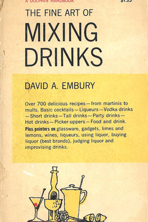Book cover: The Fine Art of Mixing Drinks