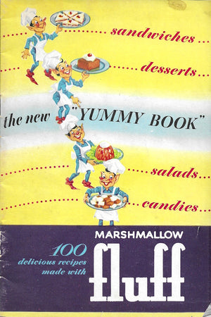 Book cover: 100 Delicious Recipes Made with Marshmallow Fluff