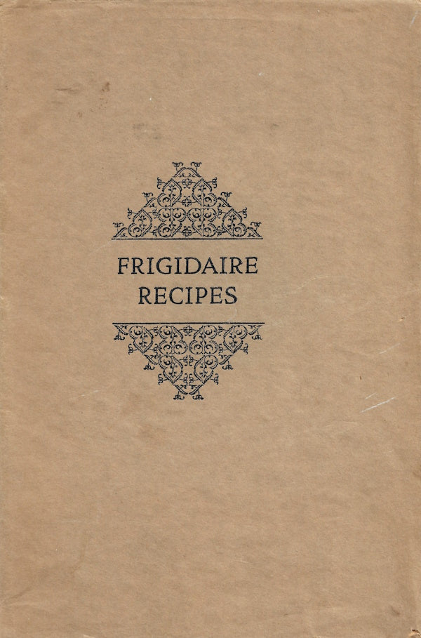 Book cover: Frigidaire Recipes