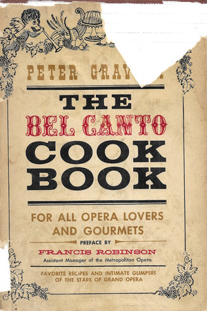 Book cover: The Bel Canto Cookbook