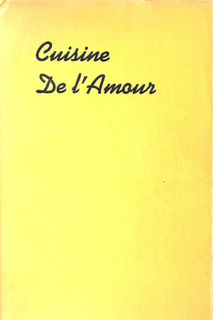 Book cover: Cuisine de l'Amour