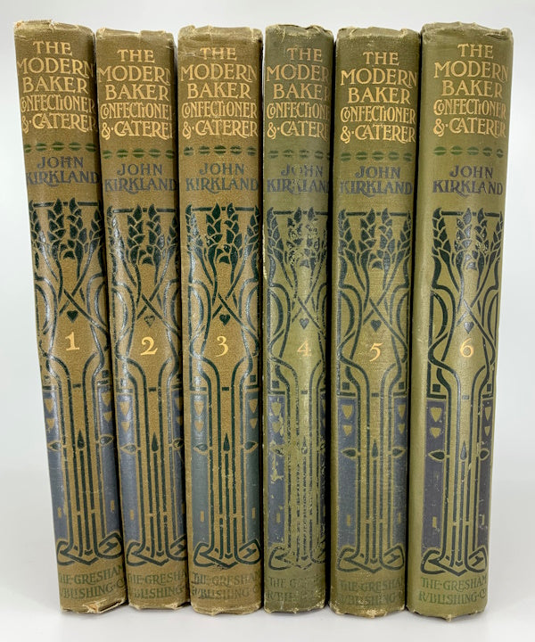 Books: The Modern Baker, Confectioner and Caterer (6 volumes)