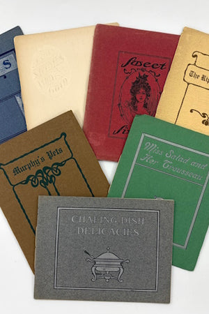 Book covers: Seven Mrs. Dewitt Owen titles