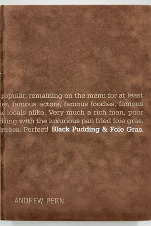 Book cover: Black Pudding and Foie Gras