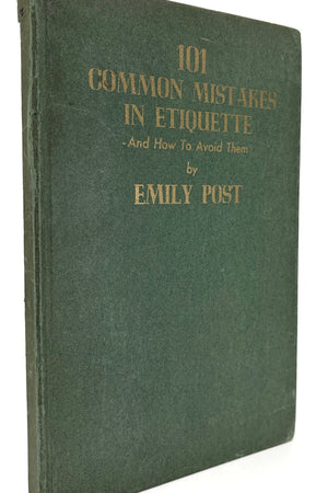 Book cover: 101 Common Mistakes in Etiquette