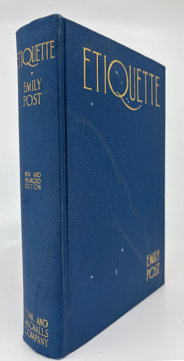 Book cover: Etiquette