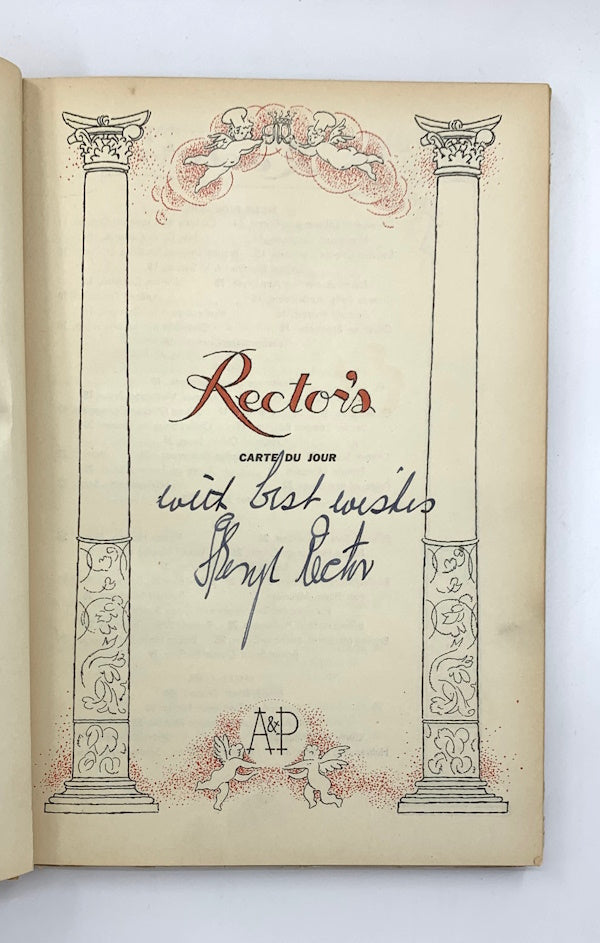 OP: 5 Books on Rector's – Kitchen Arts & Letters